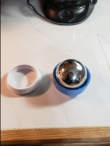 fanfun Cold Massage Roller Ball Fitness Cryosphere - Cold&Heat Relief - Myofascial Muscles Release - Rapid Workout Recovery - Deep Tissue Massage photo review
