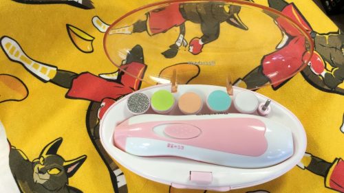 floracharm Electric Pedicure & Manicure Set Portable Shaper with  attachment for the care of hands and feet. Electric nail file for home use photo review