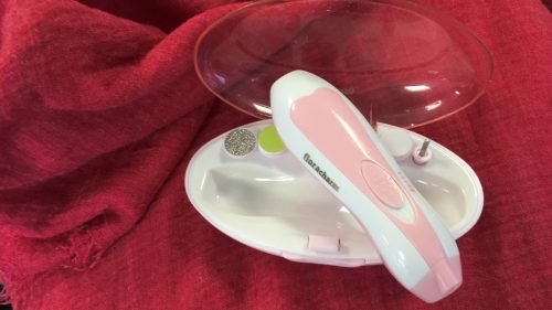 floracharm Electric Pedicure & Manicure Set Portable Shaper with  attachment for the care of hands and feet. Electric nail file for home use photo review