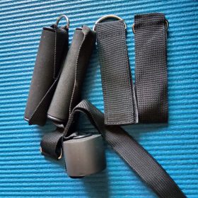 nicebands Fitness Resistance Bands Set - 5 Stackable Exercise Bands w/Door Anchor, Leg Ankle Straps, Foam Handles, Use Guide, Carry Bag, Home Workout, Stackable up to 150 lbs photo review
