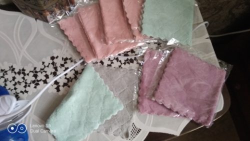 iecolike 10 Pack Kitchen Cloth Dish Towels, Premium Dishcloths, Super Absorbent Coral Velvet Dishtowels, Nonstick Oil Washable Fast Drying photo review
