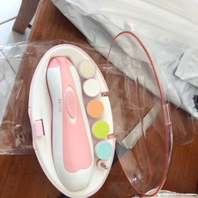 floracharm Electric Pedicure & Manicure Set Portable Shaper with  attachment for the care of hands and feet. Electric nail file for home use photo review