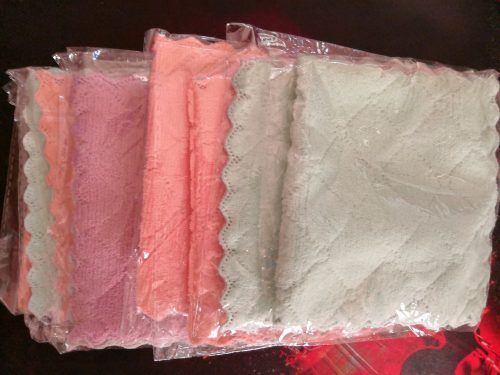 iecolike 10 Pack Kitchen Cloth Dish Towels, Premium Dishcloths, Super Absorbent Coral Velvet Dishtowels, Nonstick Oil Washable Fast Drying photo review