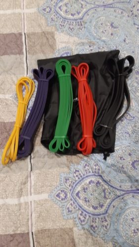 nicebands Resistance Bands, Pull Up Assist Resistance Bands, Exercise Bands for Body Stretching, Workout, Powerlifting, Home Fitness, Physical Therapy photo review