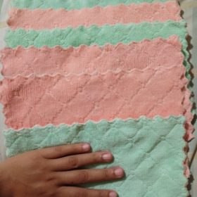 iecolike 10 Pack Kitchen Cloth Dish Towels, Premium Dishcloths, Super Absorbent Coral Velvet Dishtowels, Nonstick Oil Washable Fast Drying photo review
