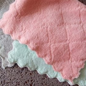iecolike 10 Pack Kitchen Cloth Dish Towels, Premium Dishcloths, Super Absorbent Coral Velvet Dishtowels, Nonstick Oil Washable Fast Drying photo review